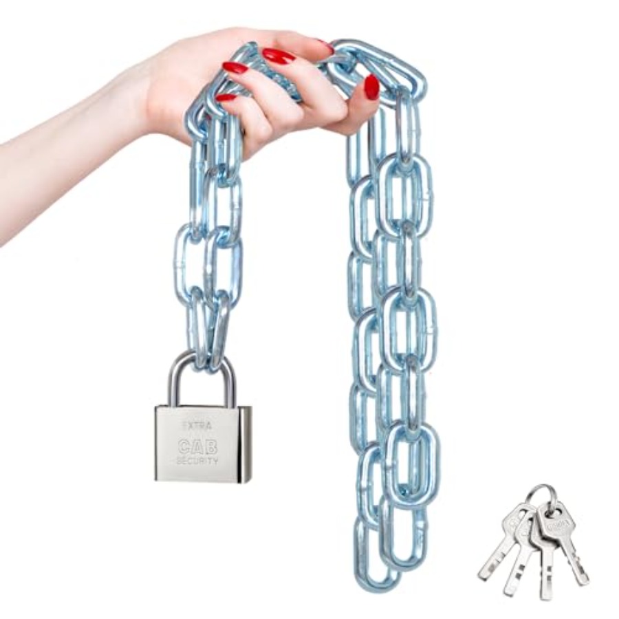 Bicycle Chain - Zware 39 inch 8 mm gegalvaniseerde