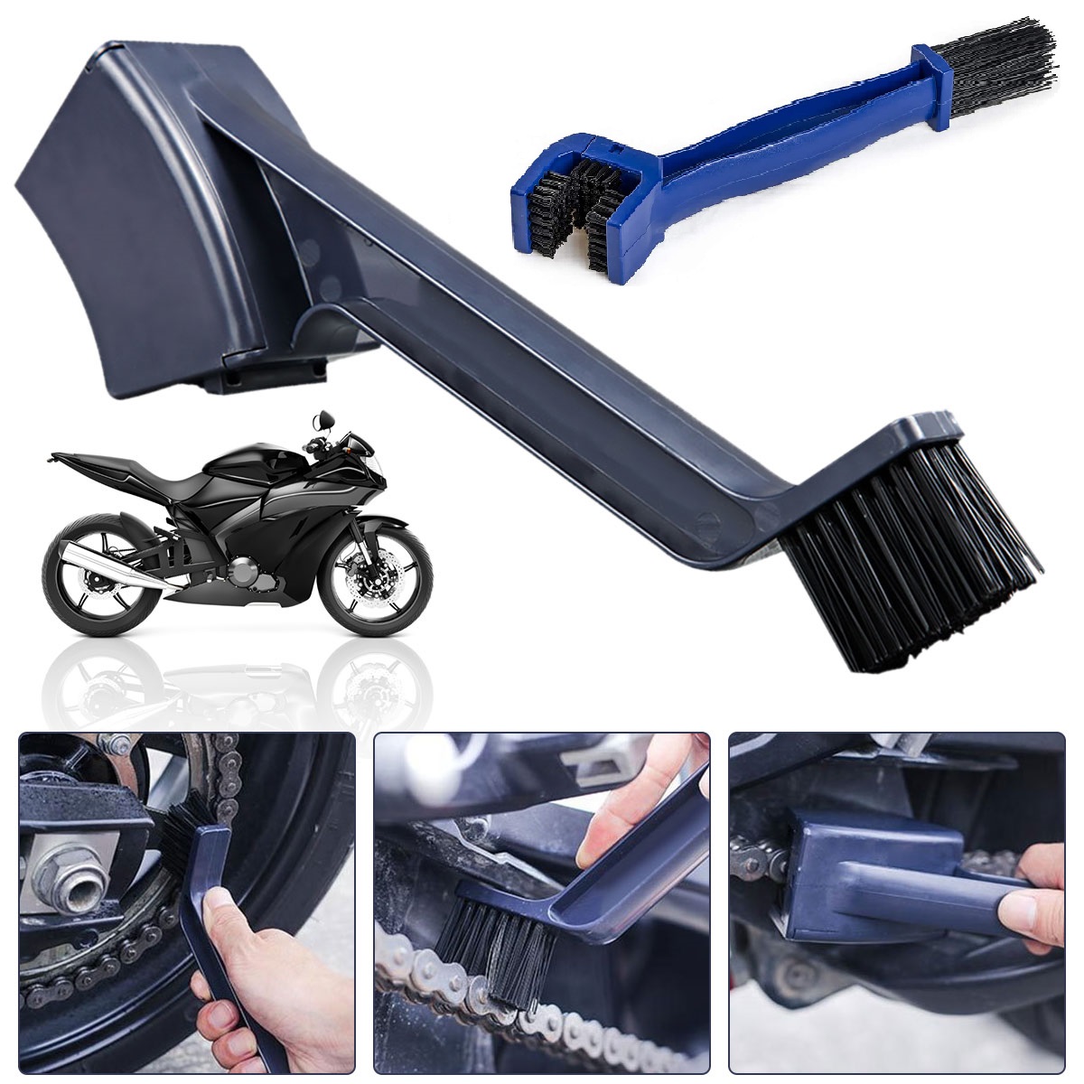 Chain Breaker - Motorcycle Bike Chain Cleaner Dubbele Hoofden
