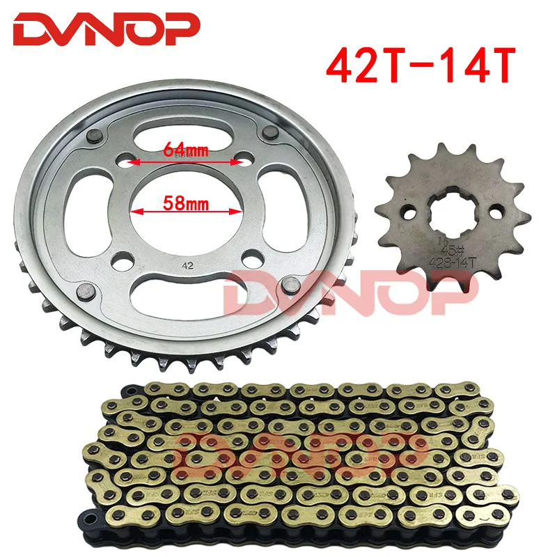 428 Chain - Motorfiets Tandwiel Chain 428H 126L 15T