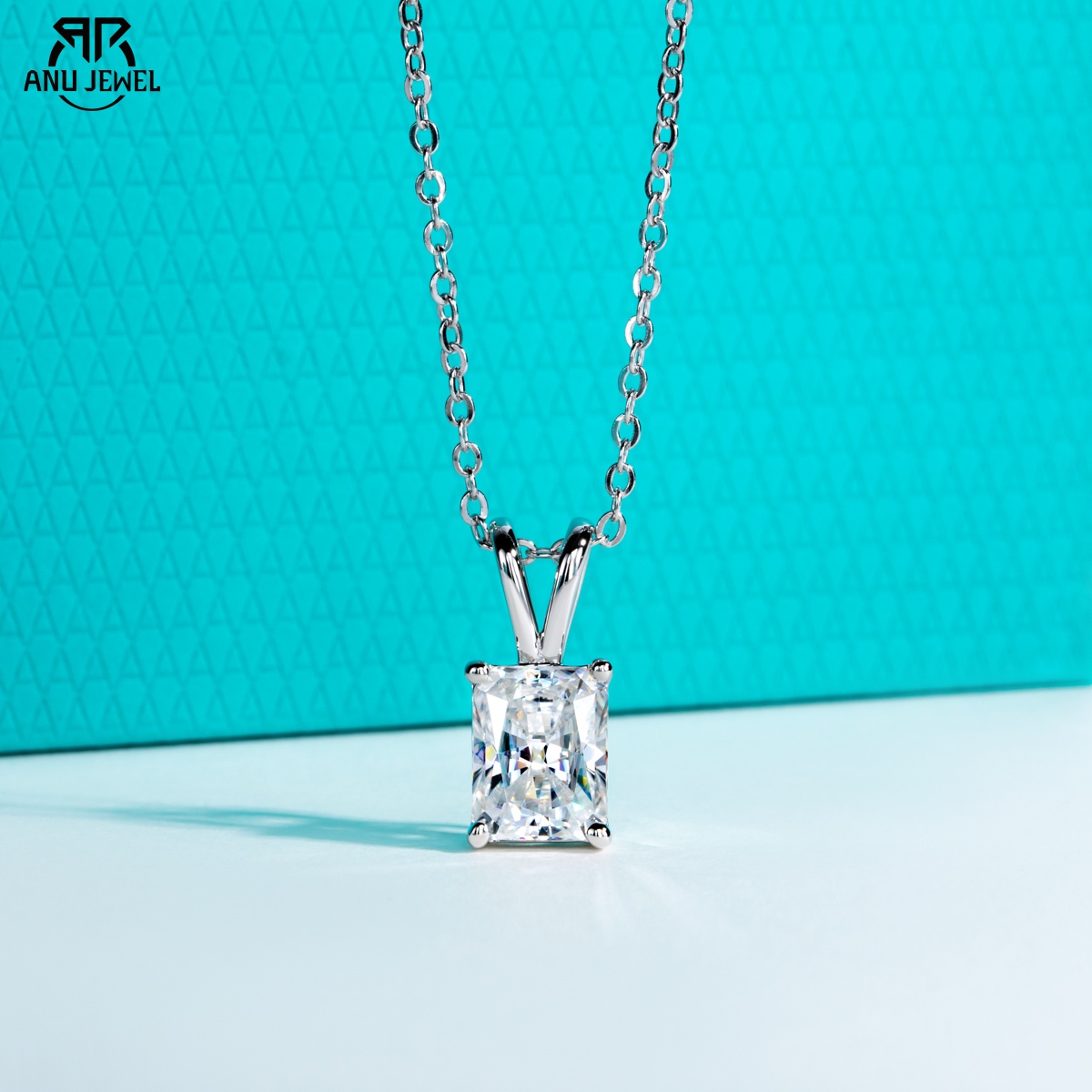 Ansi Chain - AnuJewel 2ct/3ct/4ct/5ct D Kleur Radiant Cut