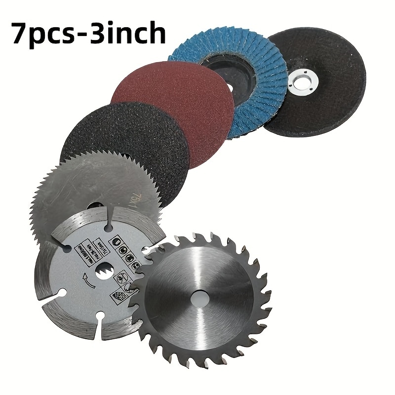 Steel Chain - 7-delige Procut 3-inch cirkelzaagbladset met 75mm