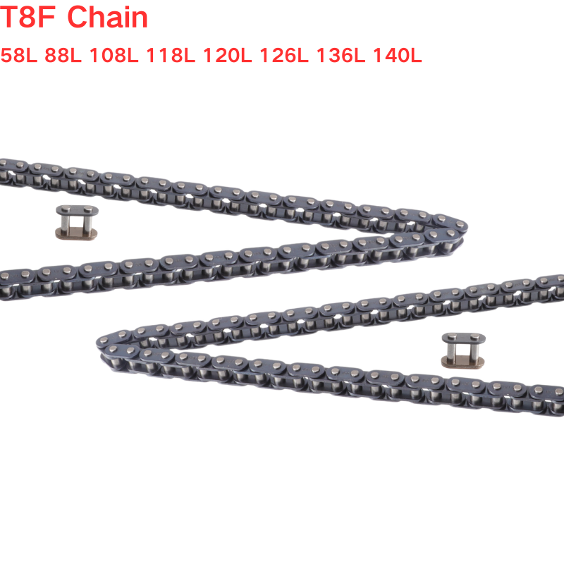 428 Chain - T8F Ketting Schakel 58L-140L Met Reserve