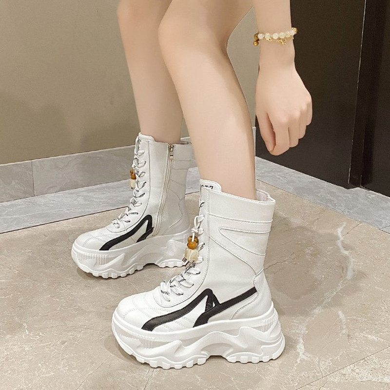 Nieuwe Vrouwen 8 Cm Chunky Mid - Motorcycle Chain recensie en prijs