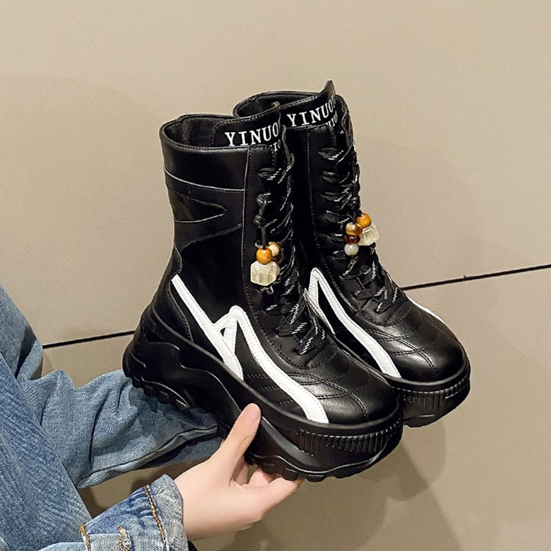 Nieuwe Vrouwen 8 Cm Chunky Mid - Motorcycle Chain recensie en prijs