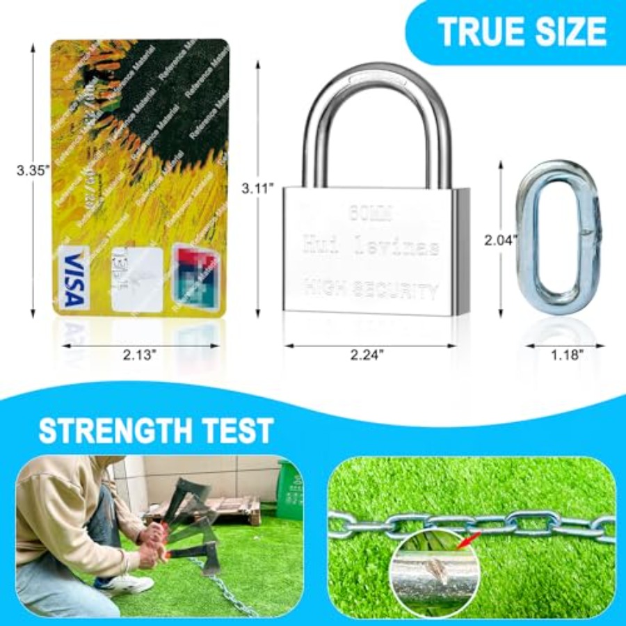 Zware 39 inch 8 mm gegalvanise - Bicycle Chain recensie en prijs