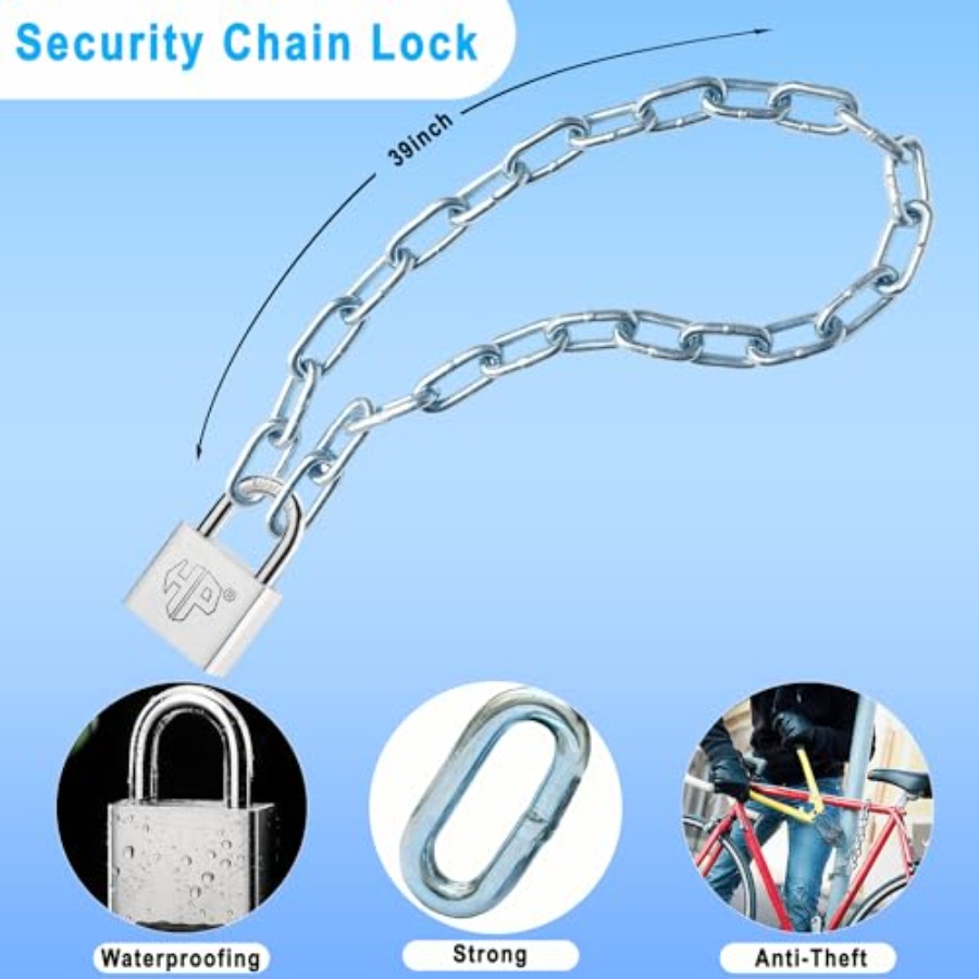 Zware 39 inch 8 mm gegalvanise - Bicycle Chain recensie en prijs