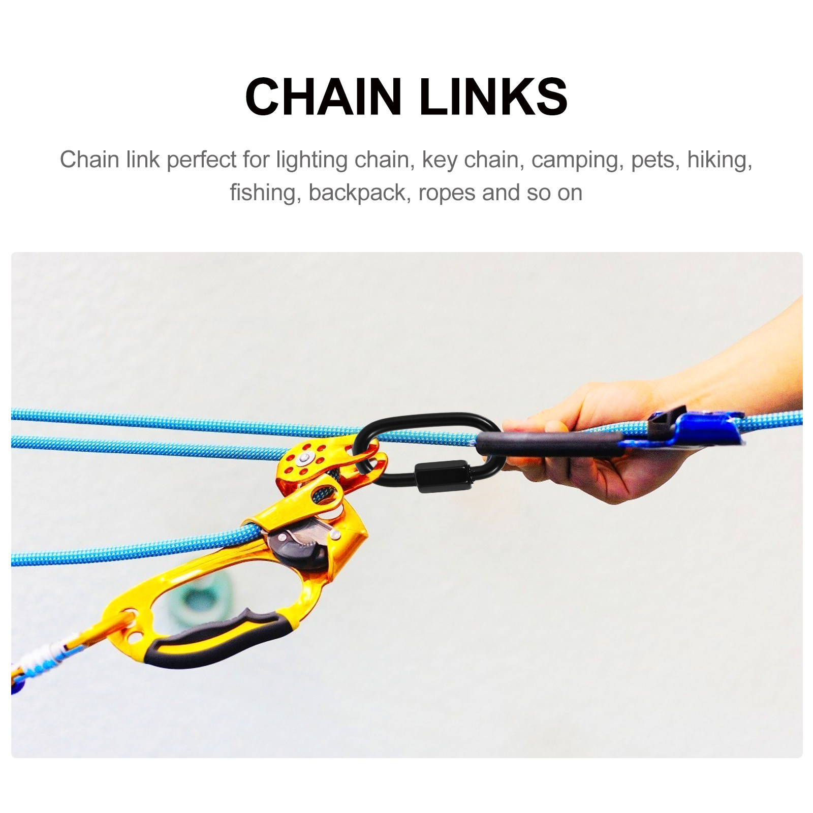 8 stuks snelle verbindingsstuk - Steel Chain recensie en prijs