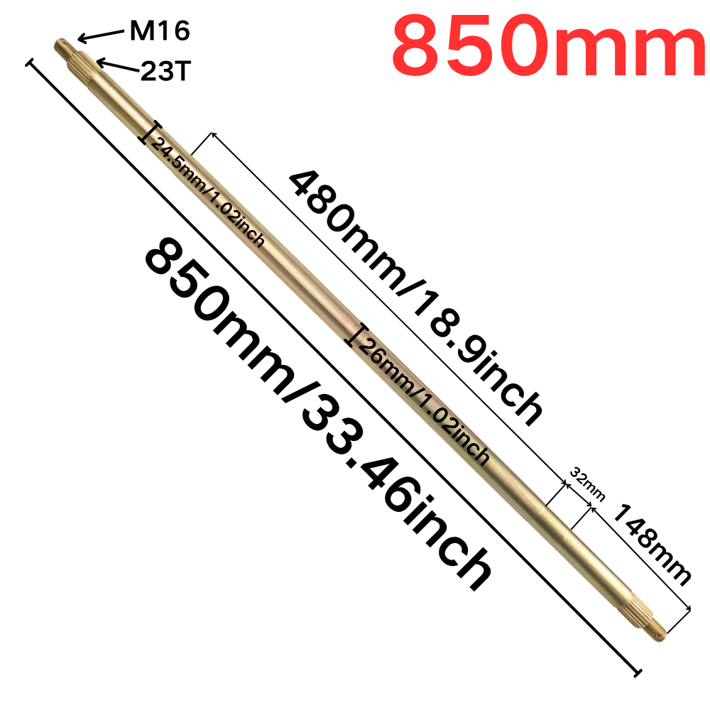 850mm achteras complete set me - Sprocket recensie en prijs