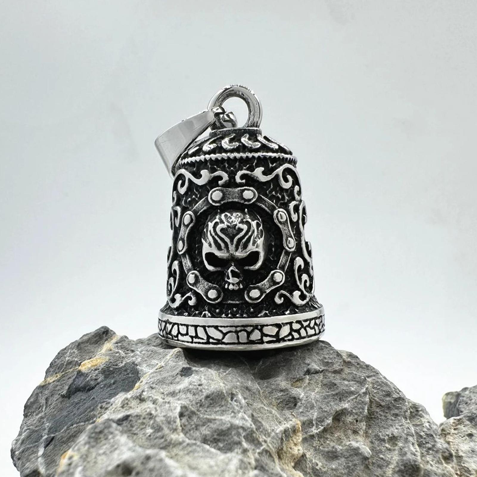 Skull Bell Charm Motorcycle Be - Motorcycle Chain recensie en prijs