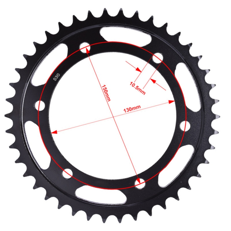Motorfiets 530 Voor Achter Ket - 530 Chain recensie en prijs