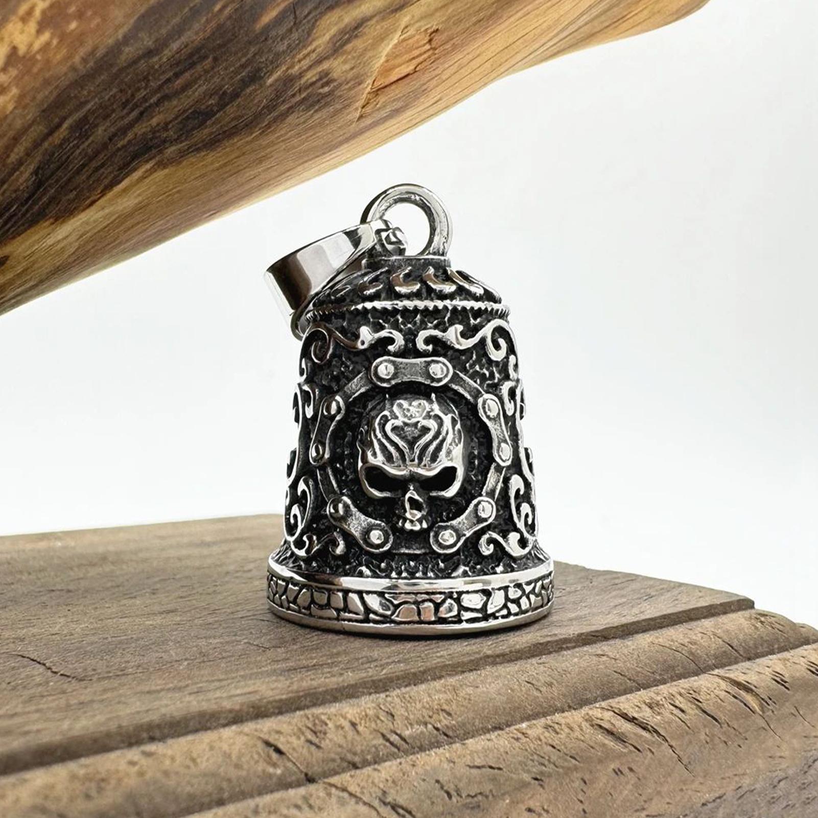 Skull Bell Charm Motorcycle Be - Motorcycle Chain recensie en prijs