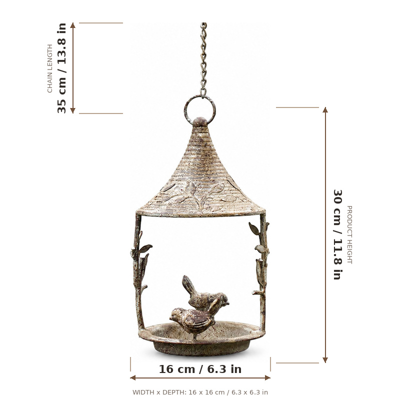 Hangende Vogelvoederbak, Rusti - Xcm Chain recensie en prijs
