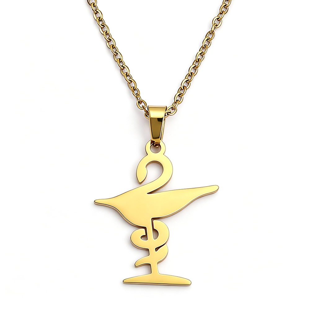 Halsketting met Hygieia-schote - Steel Chain recensie en prijs