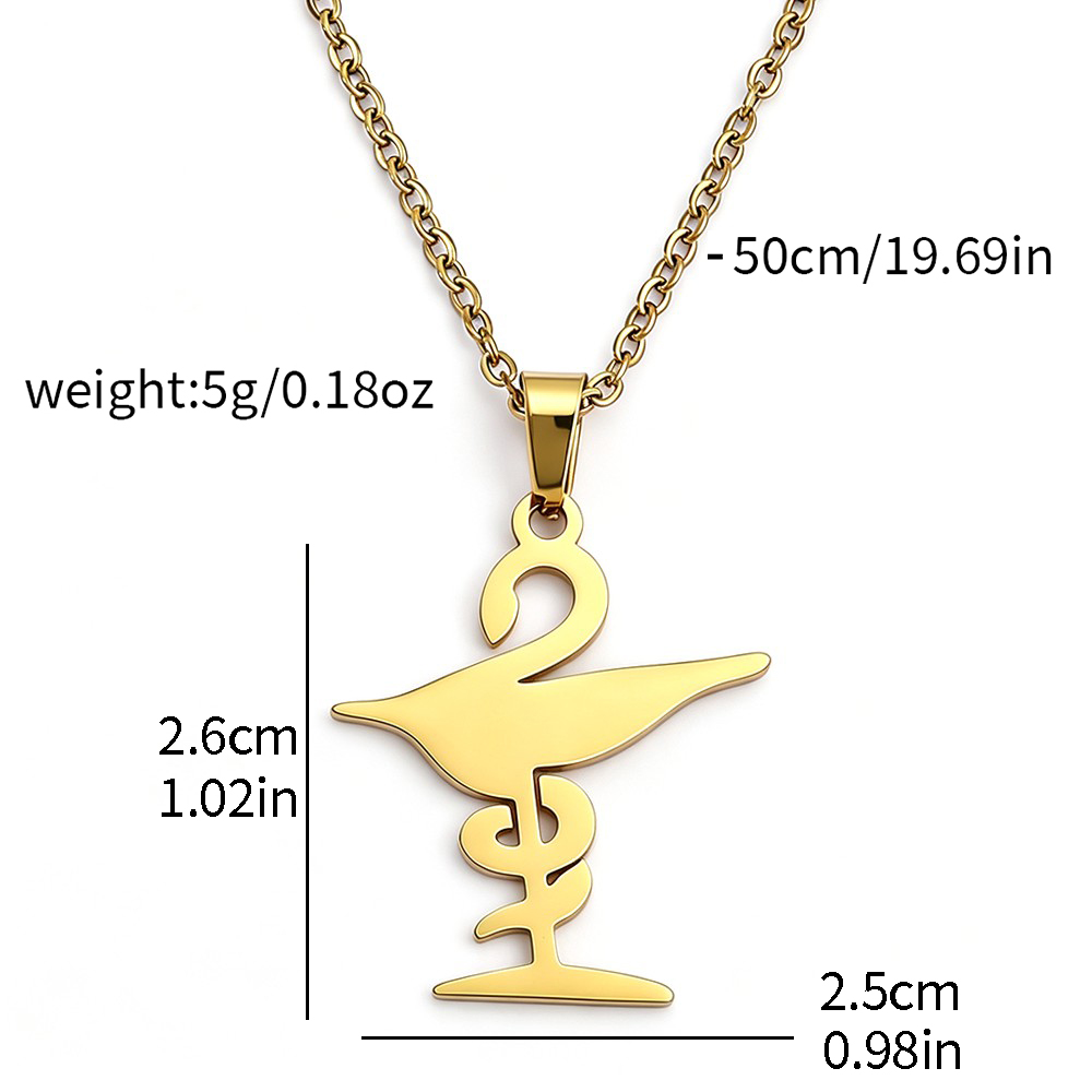 Halsketting met Hygieia-schote - Steel Chain recensie en prijs