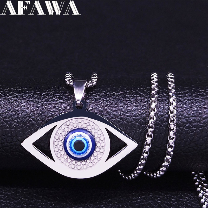 Islam Hamsa Evil Blue Eye kett - Steel Chain recensie en prijs
