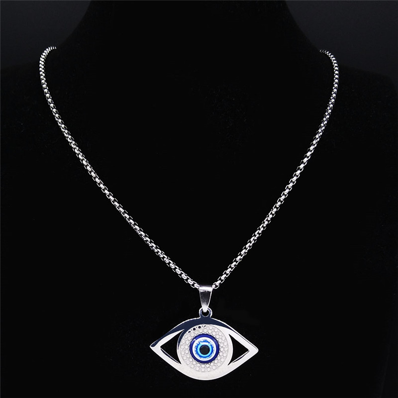 Islam Hamsa Evil Blue Eye kett - Steel Chain recensie en prijs